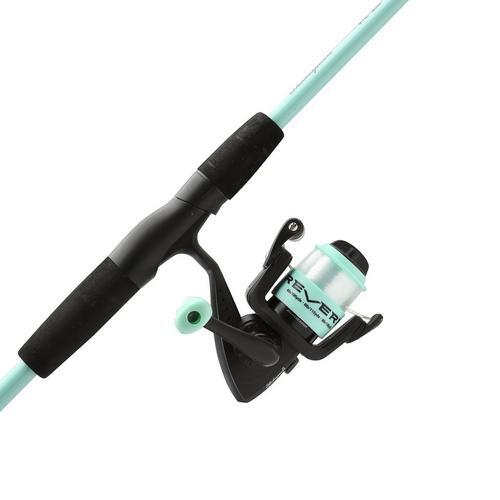 Shakespeare RV5630SPRDCBO Reverb Spinning Combo, 30 Size Reel Red/Black, 5.5:1, 5'6", 2pc Rod, 6-12lb, Medium