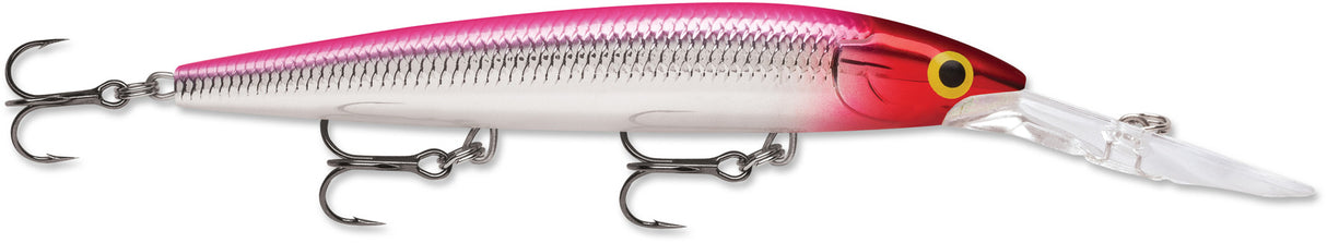 Rapala DHJ12PCL Down Deep Husky Jerk 12 Pink Clown  4-3/4" 1/2 Oz.