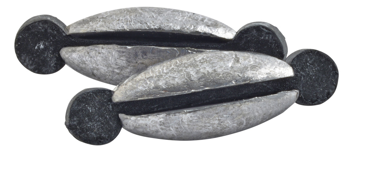 Danielson TL0 Rubbercore Twist Lock Sinker 1/4oz Size 0 5pk