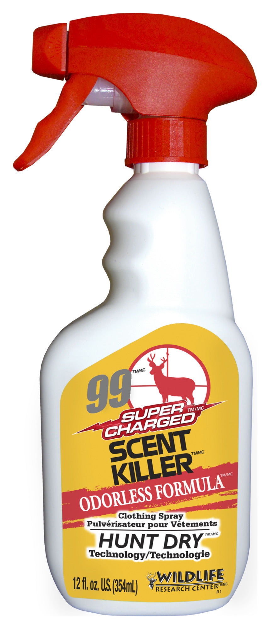 Wildlife Research 21552 Scent Killer (bulk) (Super Charged) BI-LINGUAL, 12 FL OZ