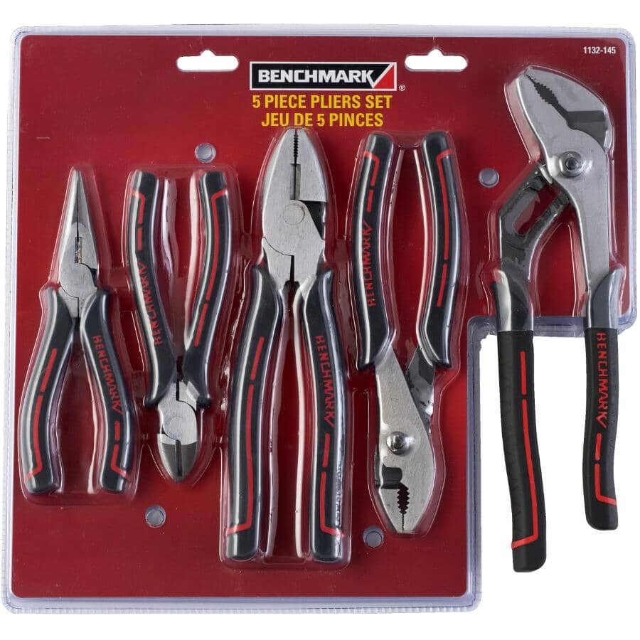 Premium Pliers Set - 5 Piece