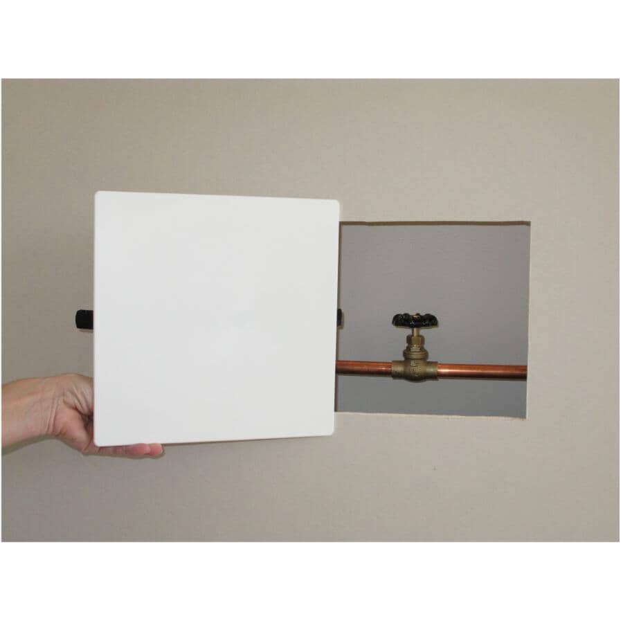 12" x 12" Plastic Access Panel - White