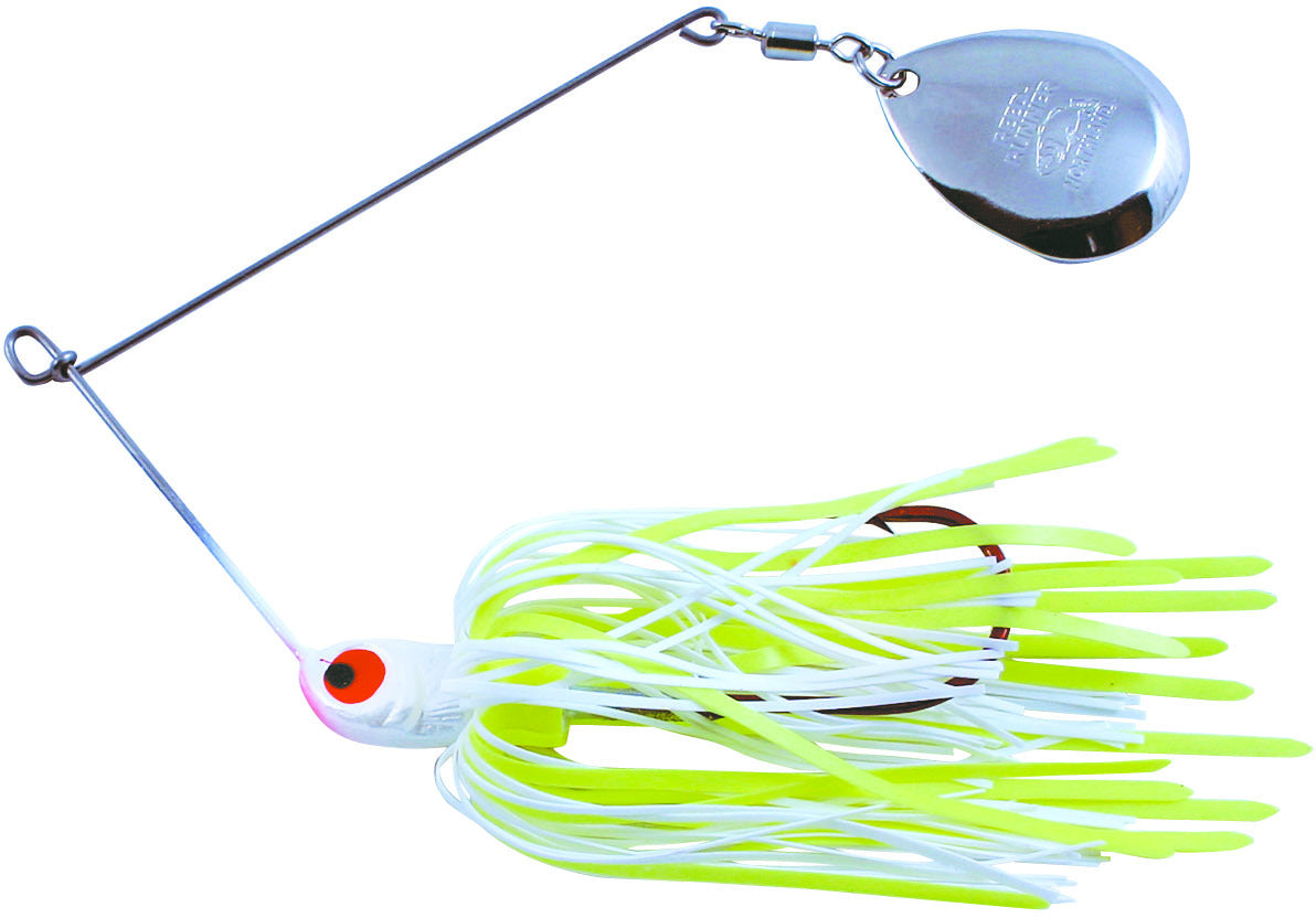 Northland NL-RRS4C-110 Reed-Runner Classic Single Spin Spinnerbait 1/4 Oz, 1/Cd Whitetreuse