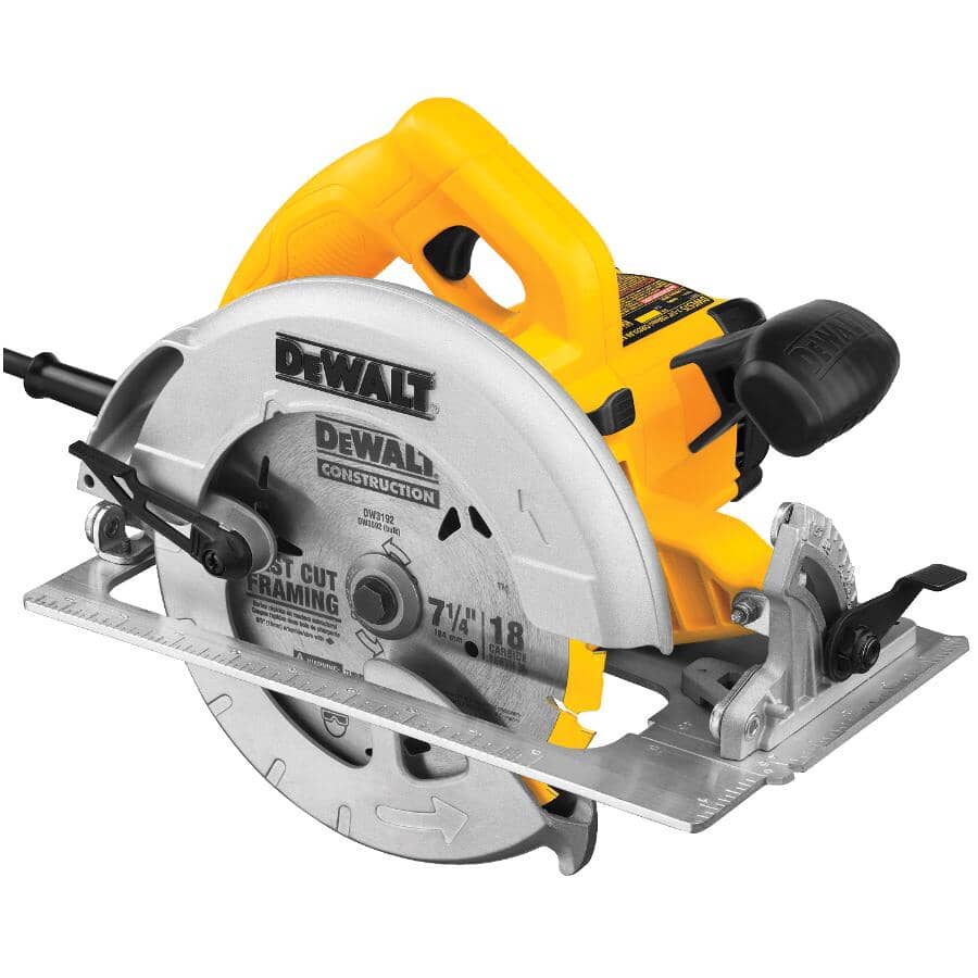 DWE575 Lightweight Circular Saw - 15A, 7-1/4"