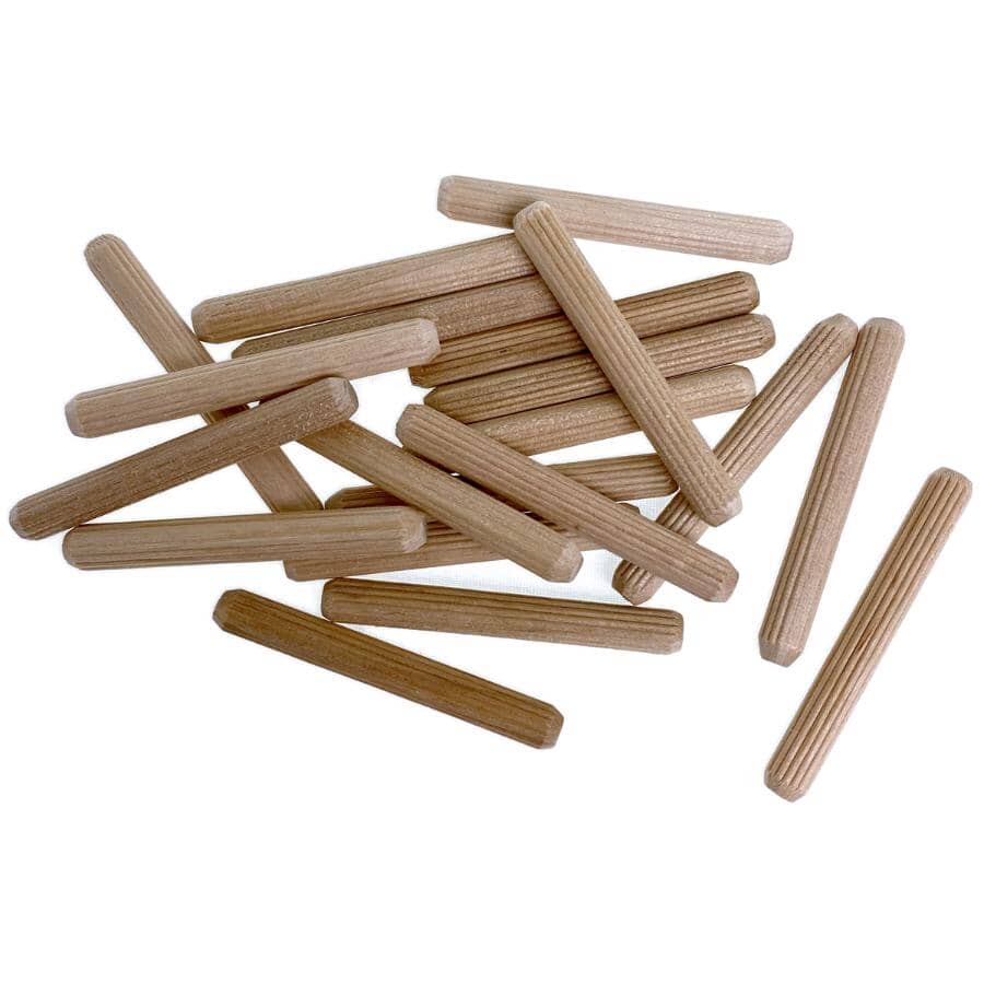 1/4" x 2" Wooden Dowels - 20 Pack