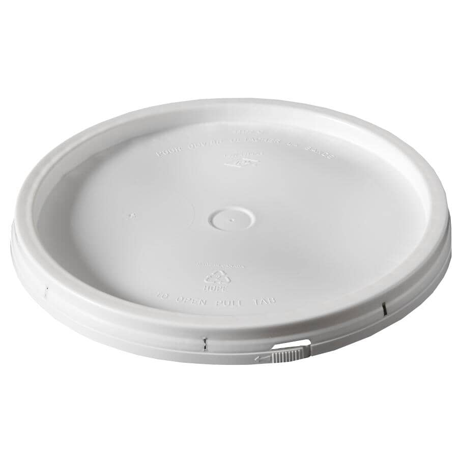 15 L Snap-On Pail Lid - White