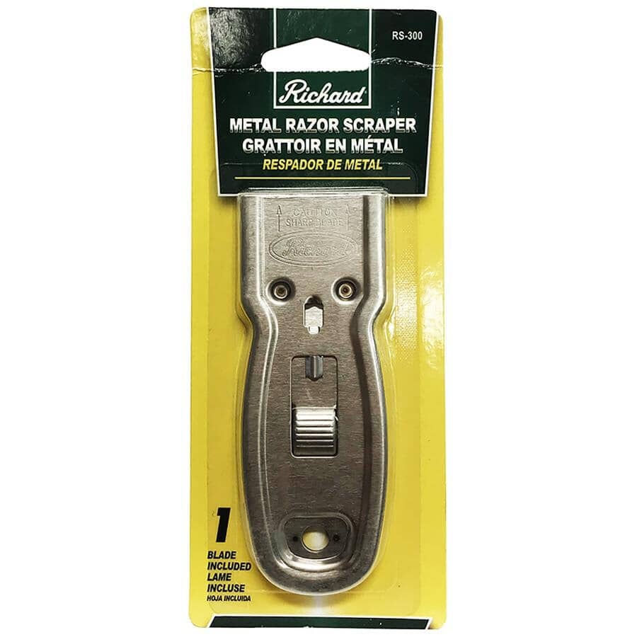 Single Edge Retractable Razor Scraper - Metal