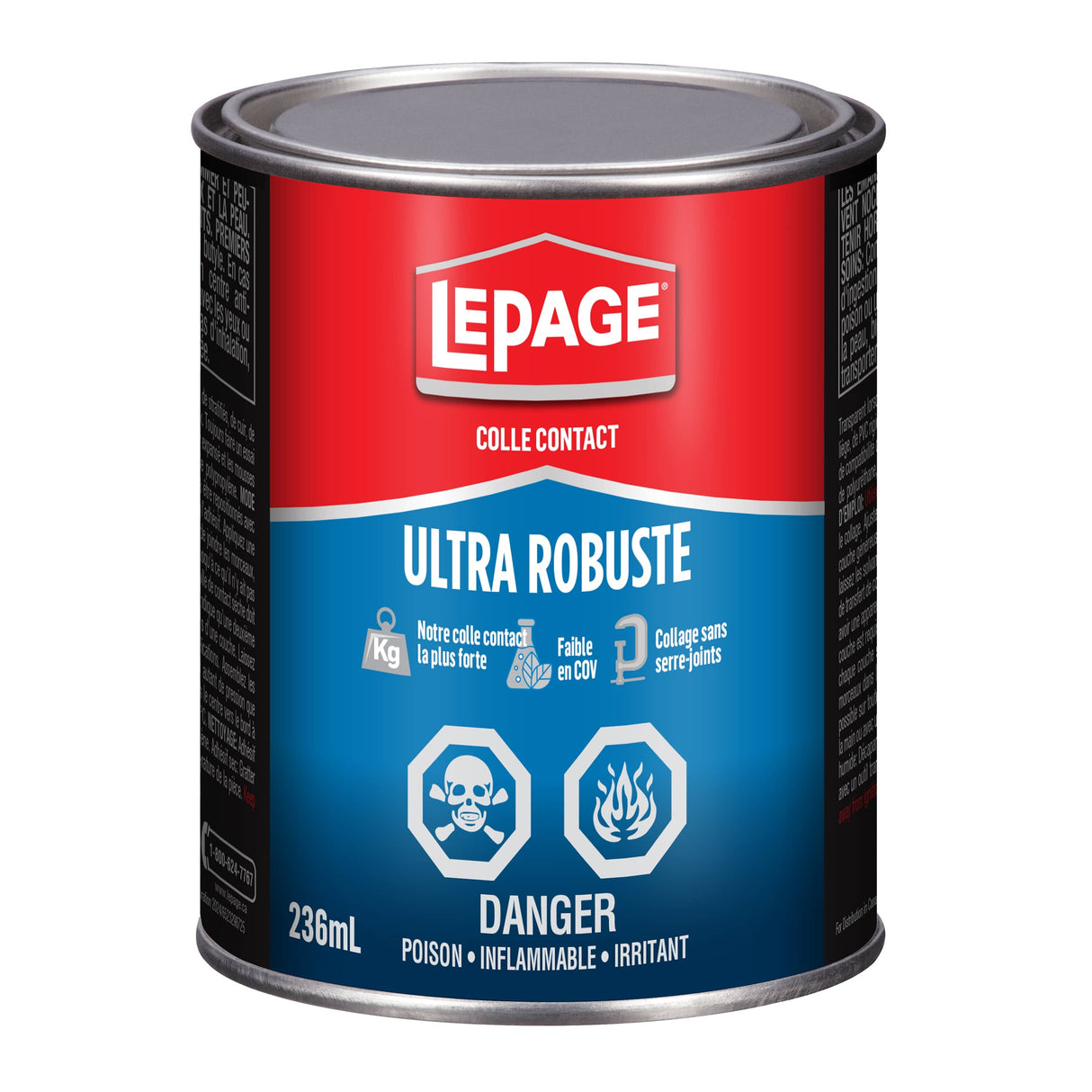 Heavy Duty Contact Cement - Light Amber, 236 ml