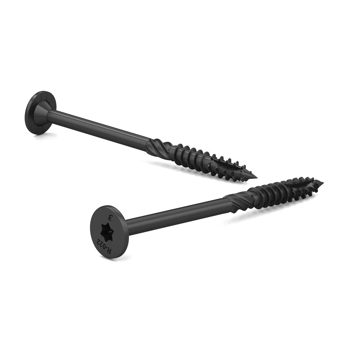 5/16" x 3" T17 Star Drive Structural Wood Screws - Black, 50 Pack