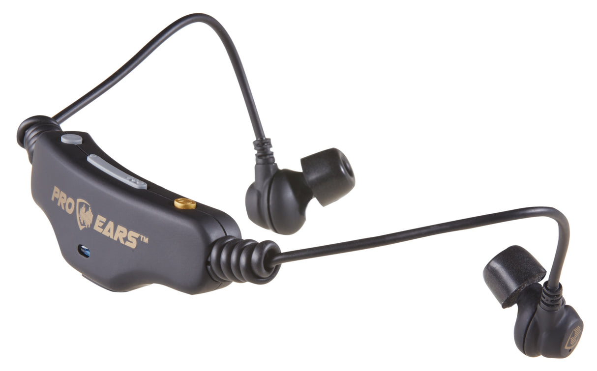 Pro Ears PEEBHTBTBLK Stealth Bluetooth 28 HTBT, Behind the Head Electronic & Noise Cancelling Hearing Protection, Black