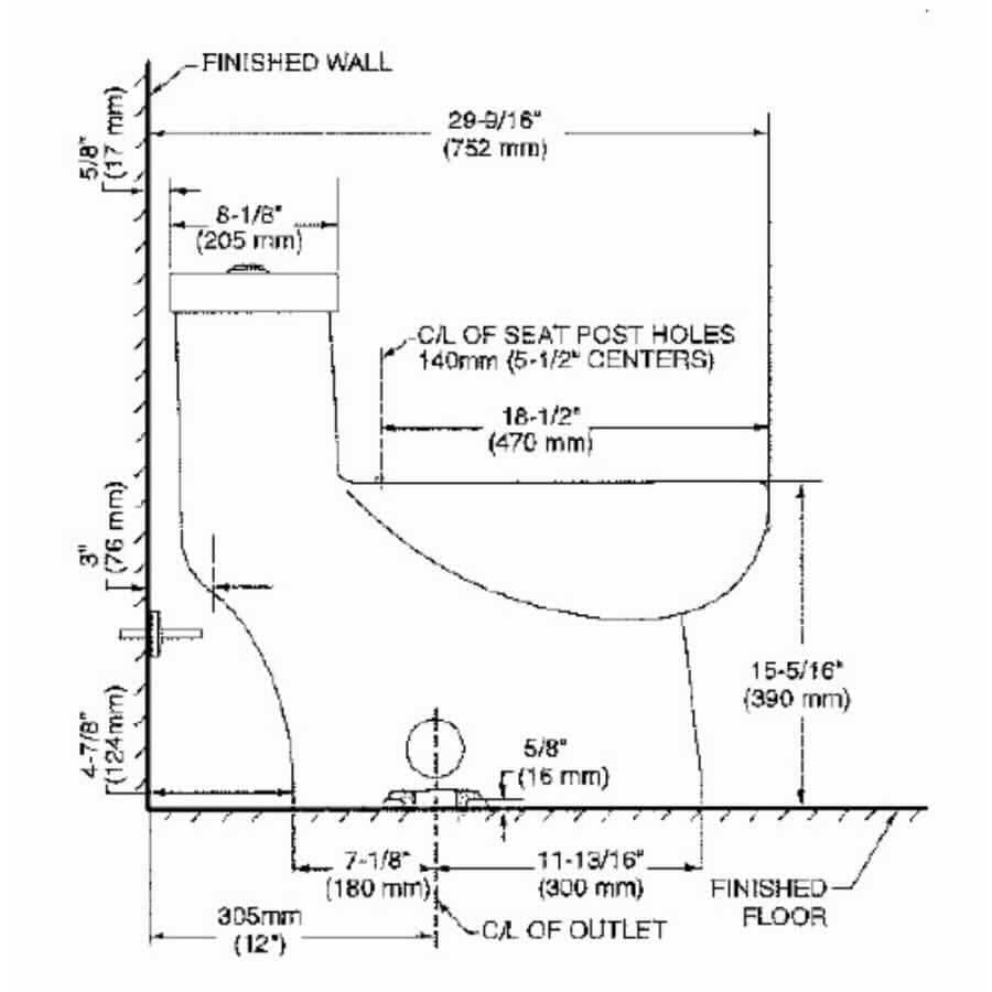 4.1 L/6 L Tofino High Efficiency Dual Flush Elongated Toilet - White