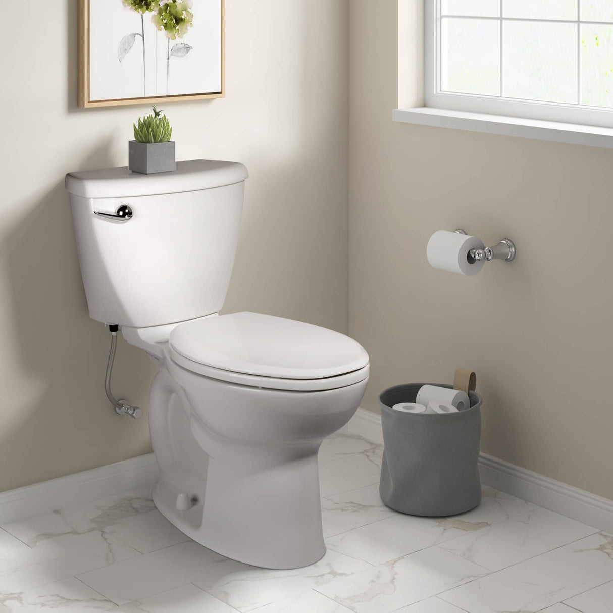 6 L Ravenna 3 Elongated Toilet - Right Height, White