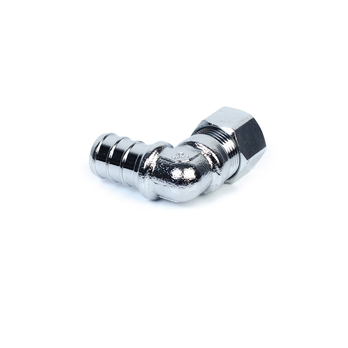 1/2" PEX x 3/8" Compression Brass 90 Degree Elbow