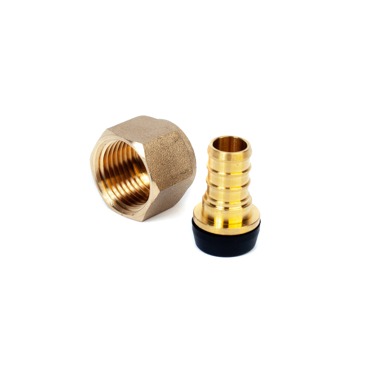 1/2" PEX x 1/2" FPT Swivel Brass Adapter