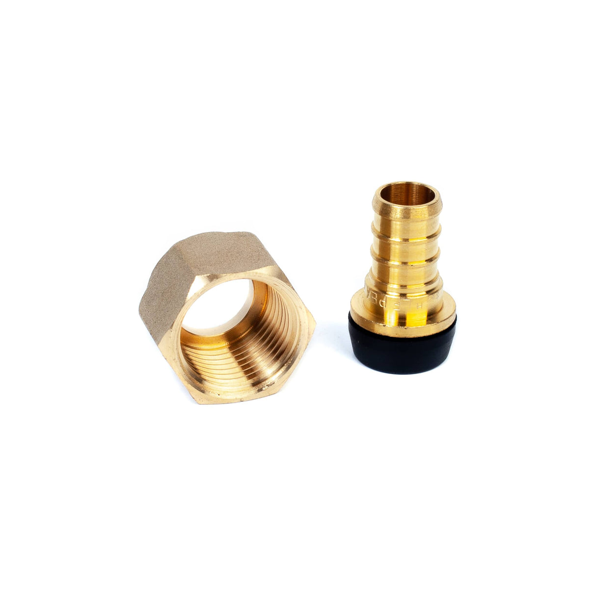 1/2" PEX x 1/2" FPT Swivel Brass Adapter