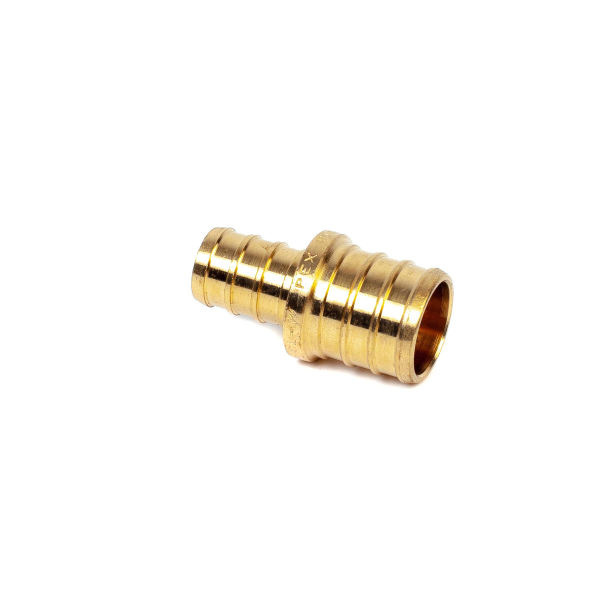 3/4" PEX x 1/2" PEX Brass Coupling