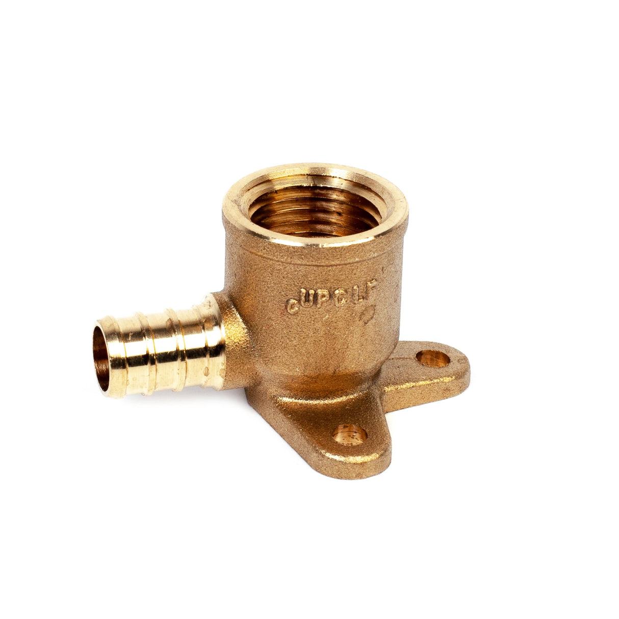 1/2" PEX x 1/2" FPT Brass 90 Degree Drop Ear Elbow