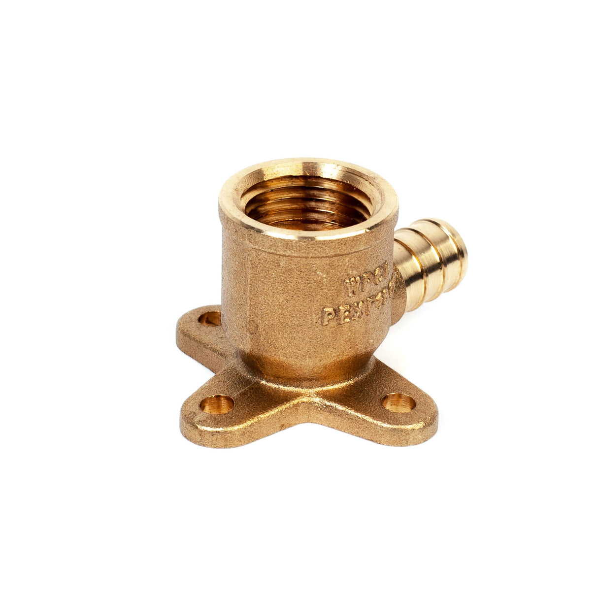 1/2" PEX x 1/2" FPT Brass 90 Degree Drop Ear Elbow