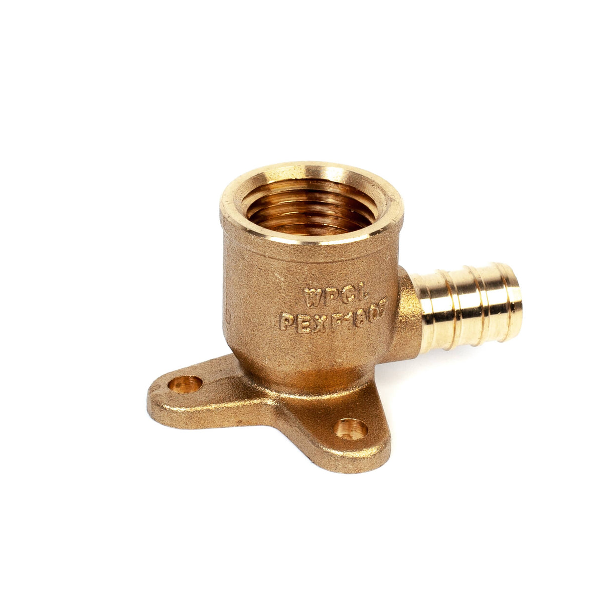 1/2" PEX x 1/2" FPT Brass 90 Degree Drop Ear Elbow