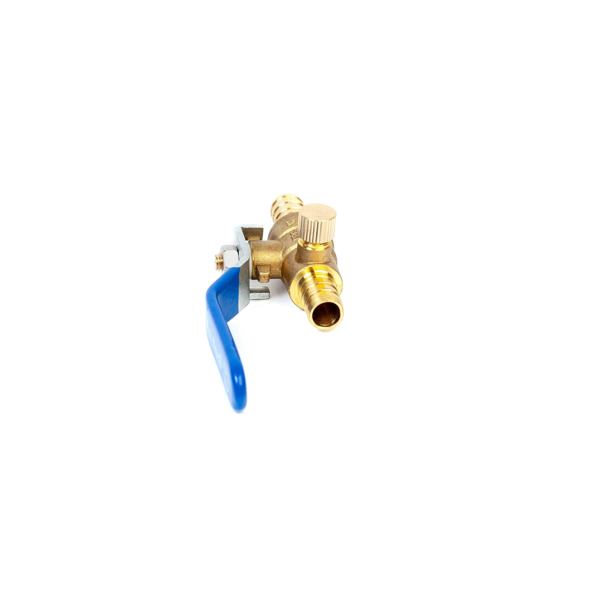 1/2" PEX Brass Ball Valve - with Drain