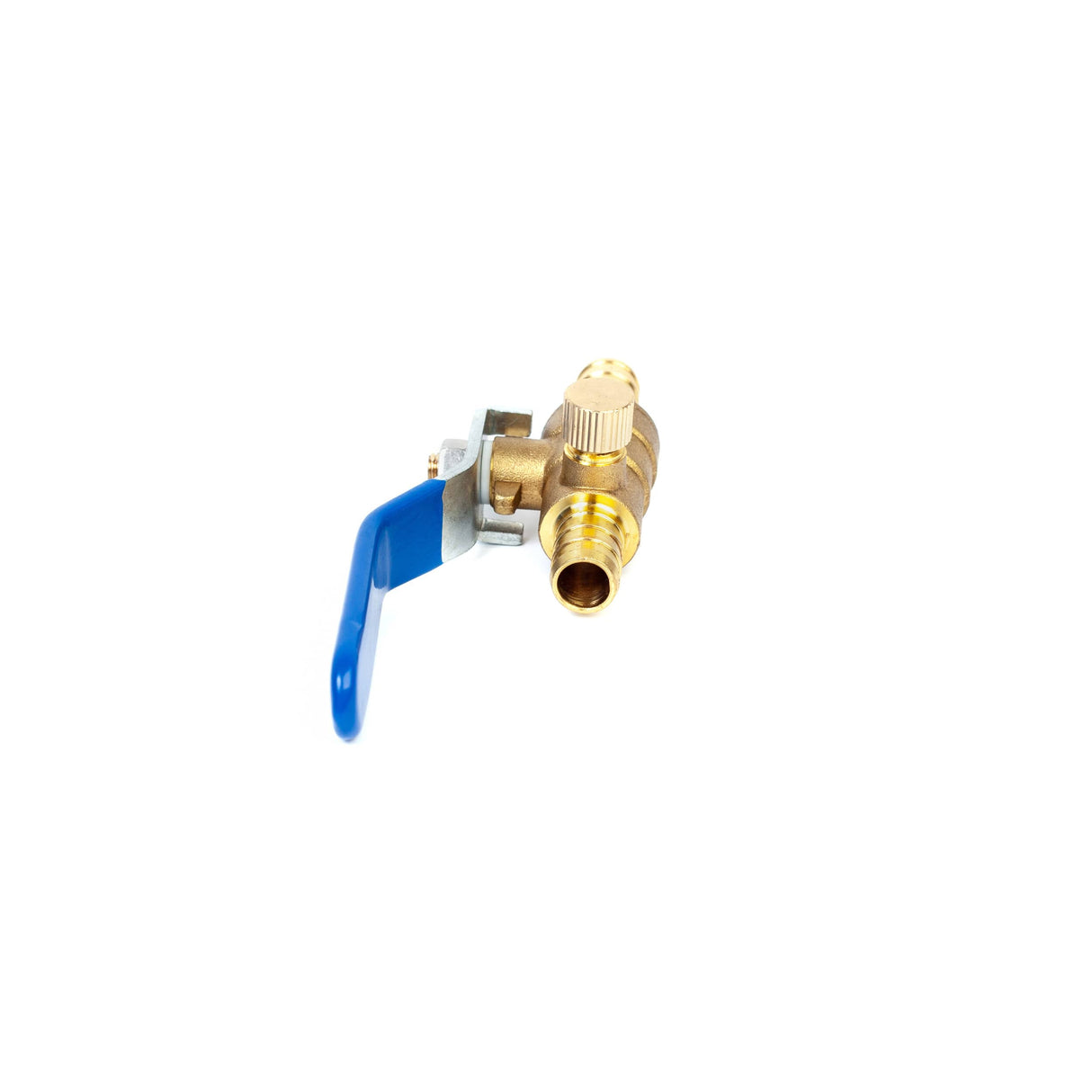 1/2" PEX Brass Ball Valve - with Drain