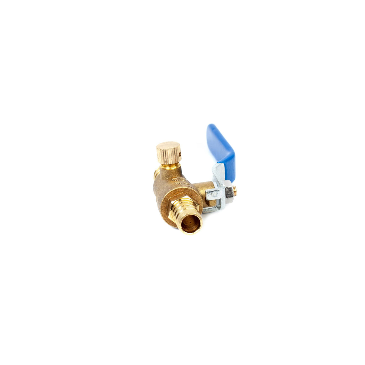 1/2" PEX Brass Ball Valve - with Drain