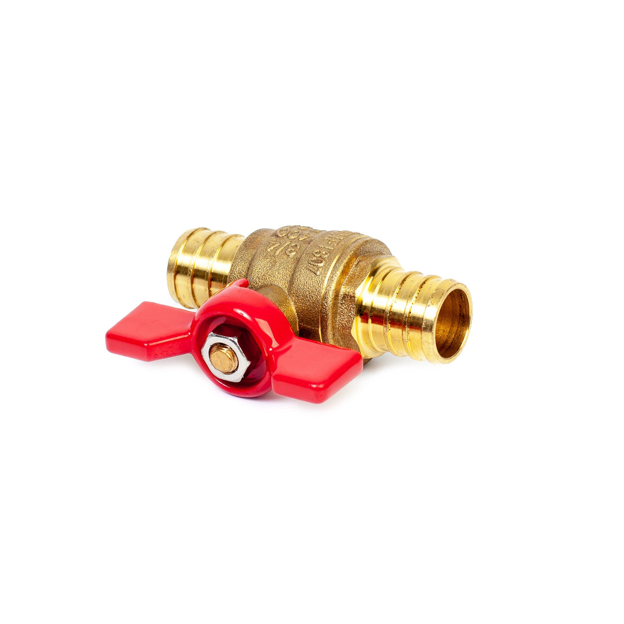 3/4" PEX Brass T-Handle Ball Valve