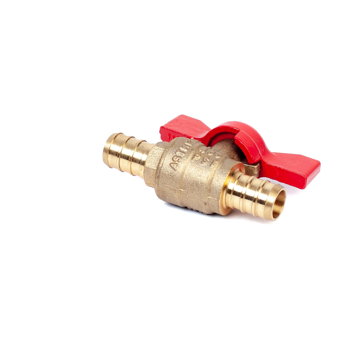 1/2" PEX Brass T-Handle Ball Valve