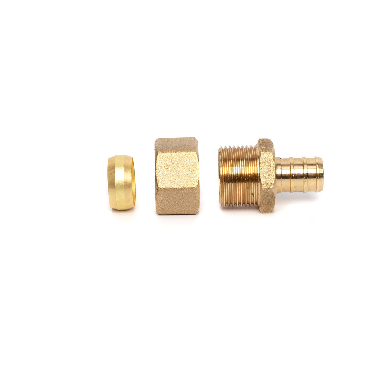 1/2" Comp x 1/2" PEX Transition Coupling