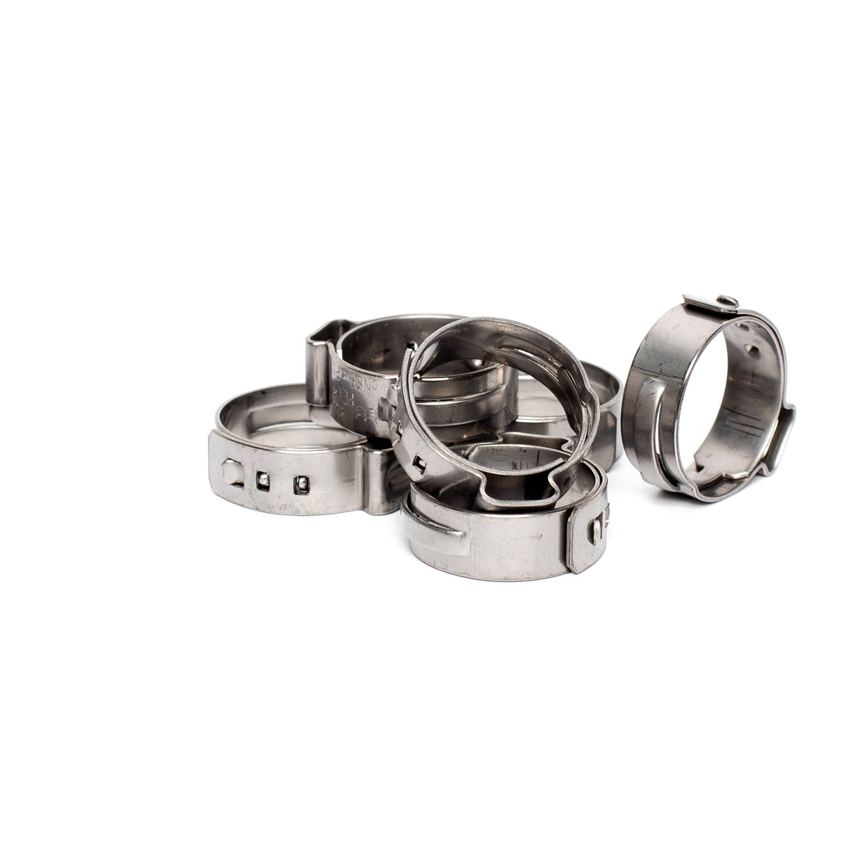 3/4" Stainless Steel Surlok Pipe Clamps - 6 Pack