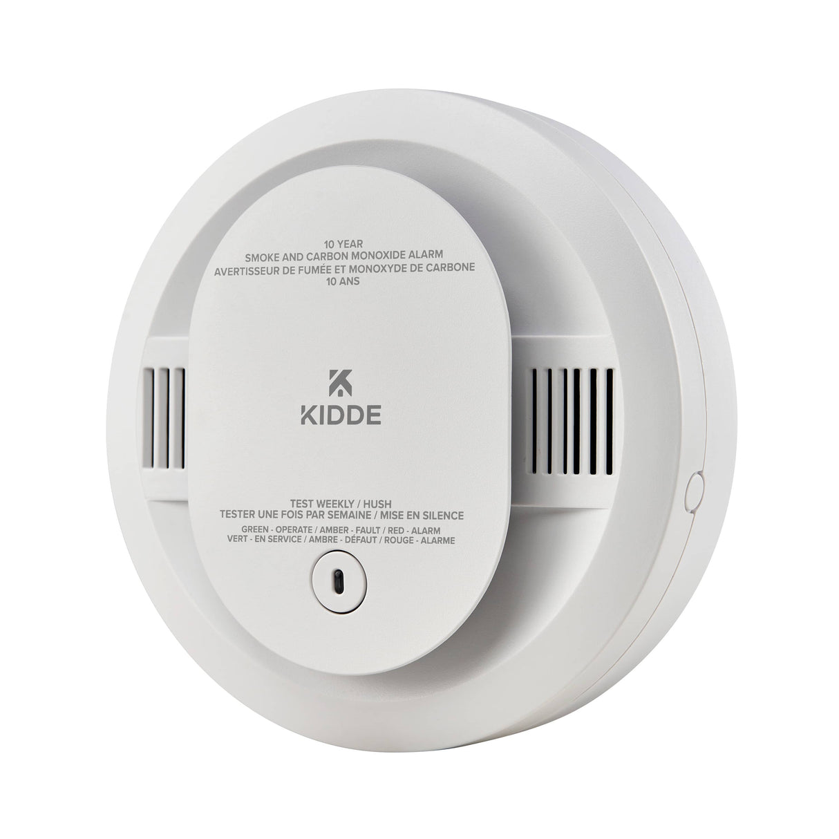 Battery Operated Smoke & Carbon Monoxide Detector with Worry Free 10 Year Battery, Voice Warning