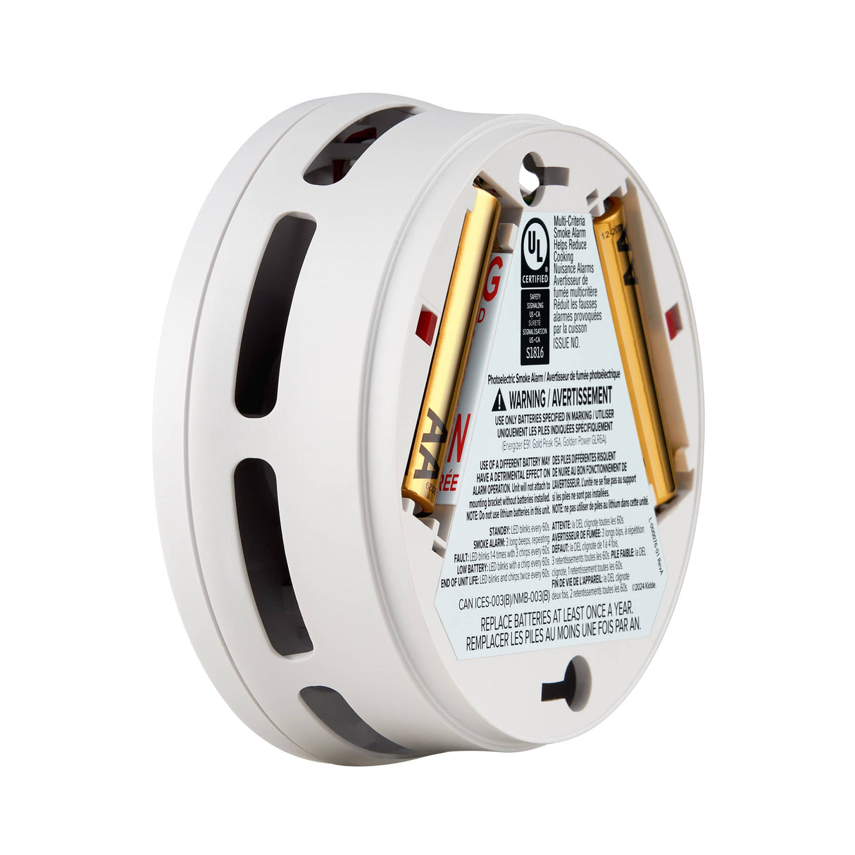 Battery Operated Compact Smoke Detector