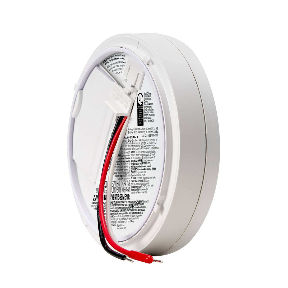 Hardwired Smoke Detector with AA Battery Backup