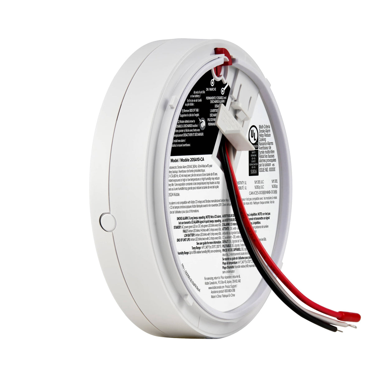 Hardwired Smoke Detector with Worry Free 10 Year Backup Battery