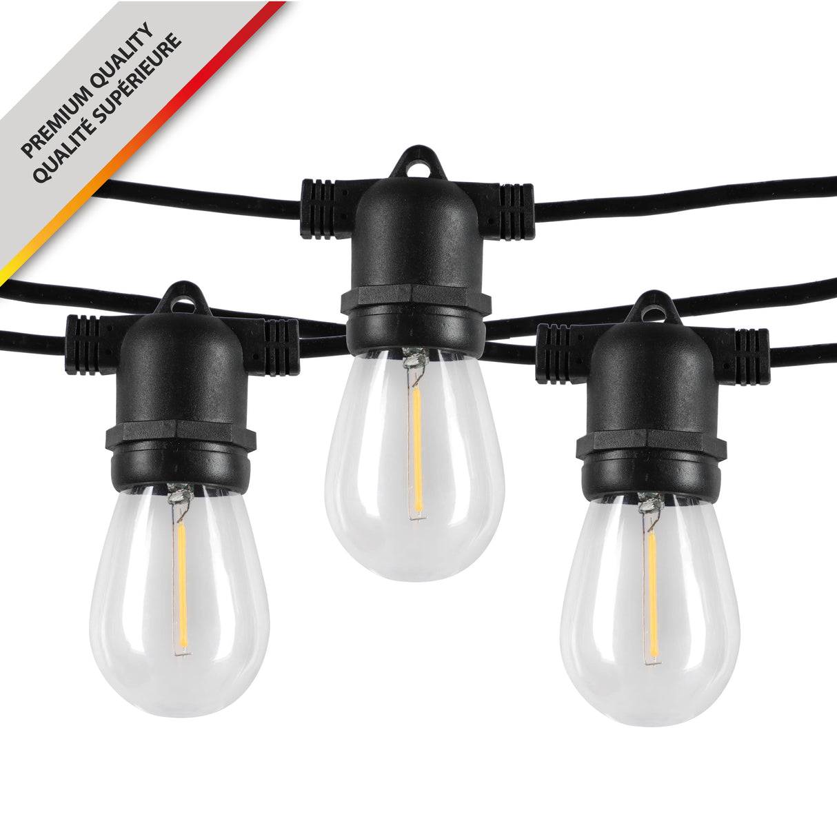 Solar Edison Light Set - 12 Warm White LEDs