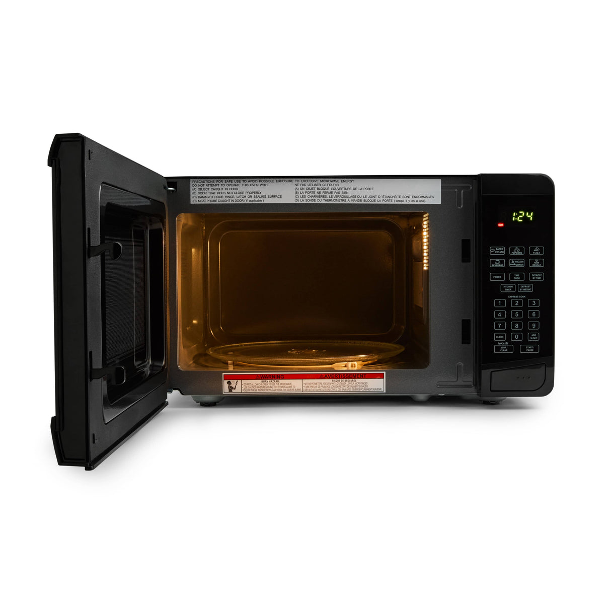 Countertop Microwave Oven - Black, 700W, 0.7 cu. ft.