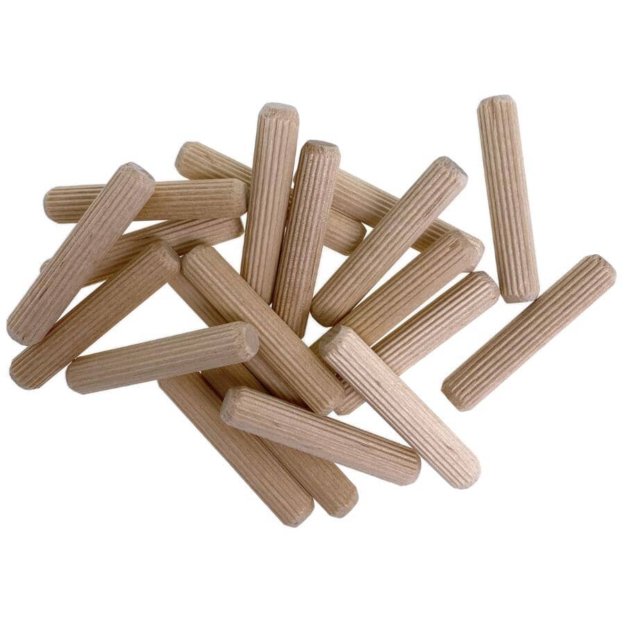 3/8" x 2" Wooden Dowels - 20 Pack