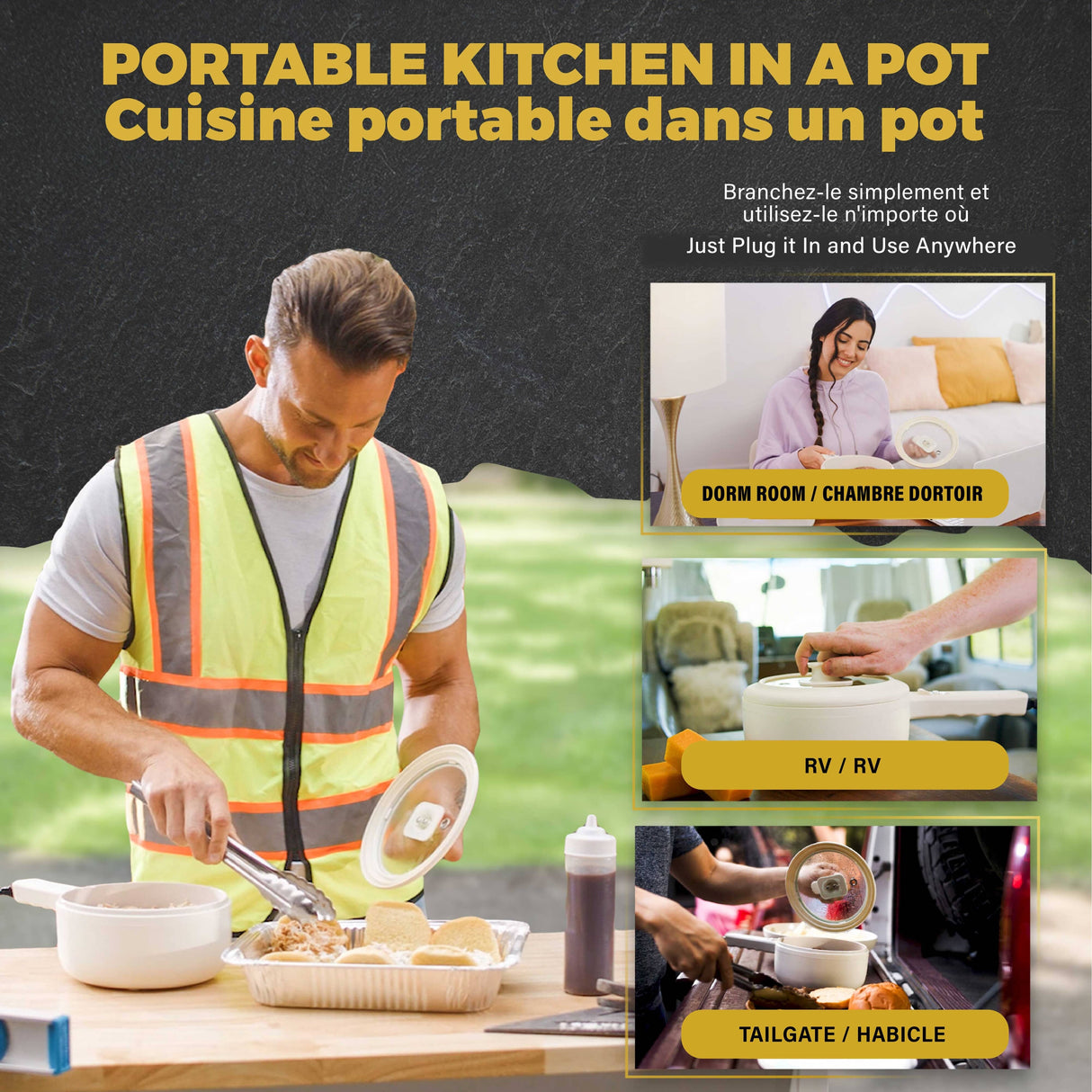 White Electric Cooker - 1.5 L