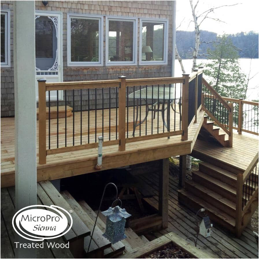 4-Step Sienna Pressure Treated Stair Stringer