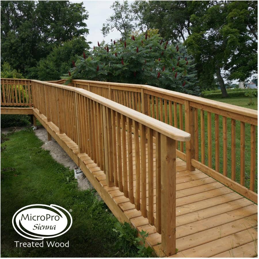 4 x 4 x 10' Sienna Pressure Treated Lumber