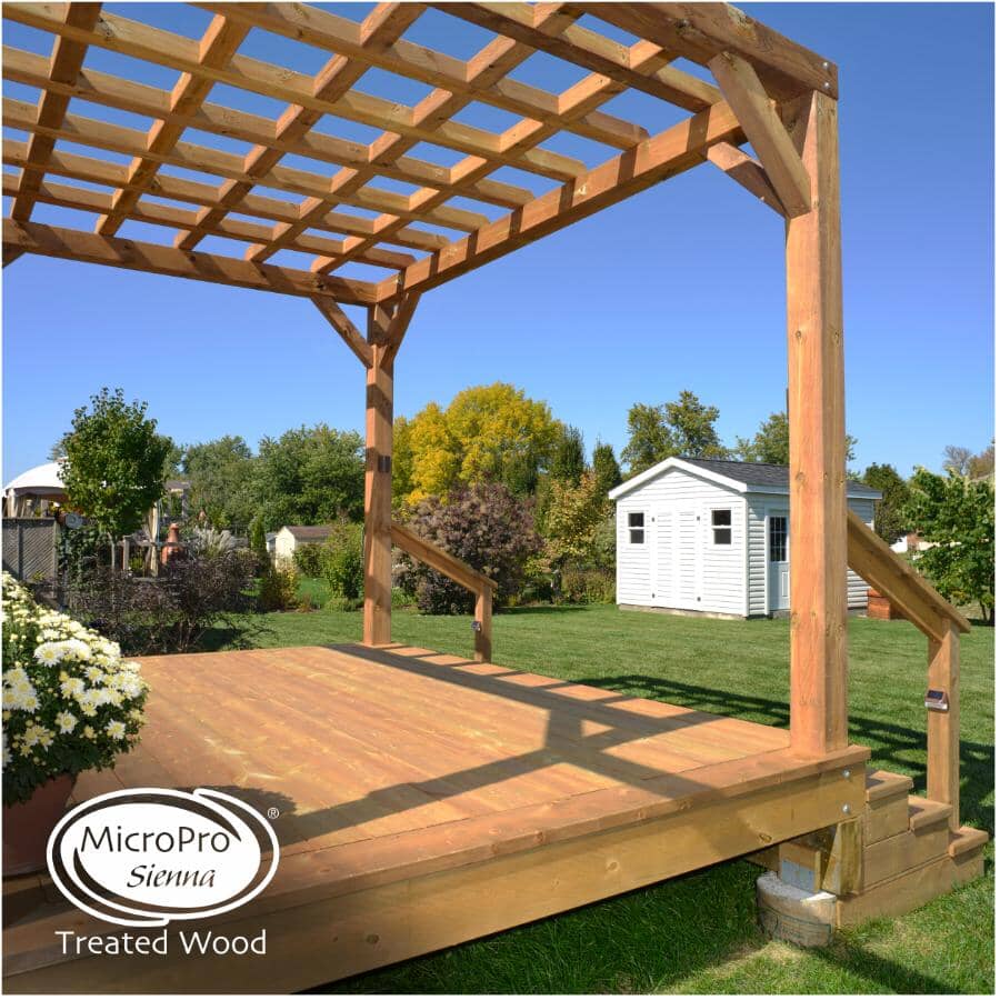 4 x 4 x 16' Sienna Pressure Treated Lumber