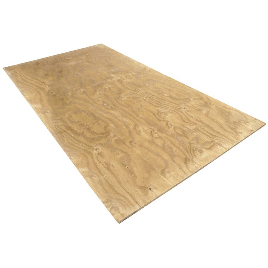 4' x 8' x 3/8" (9.5 mm) Standard Spruce Plywood