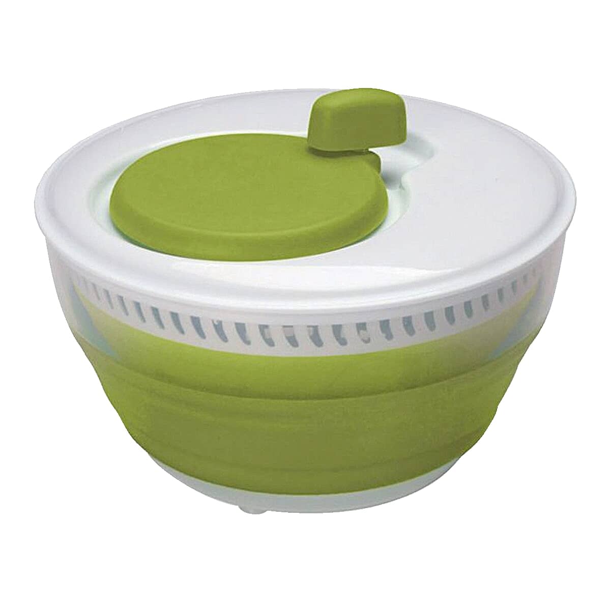 3 L Collapsible Salad Spinner - Green