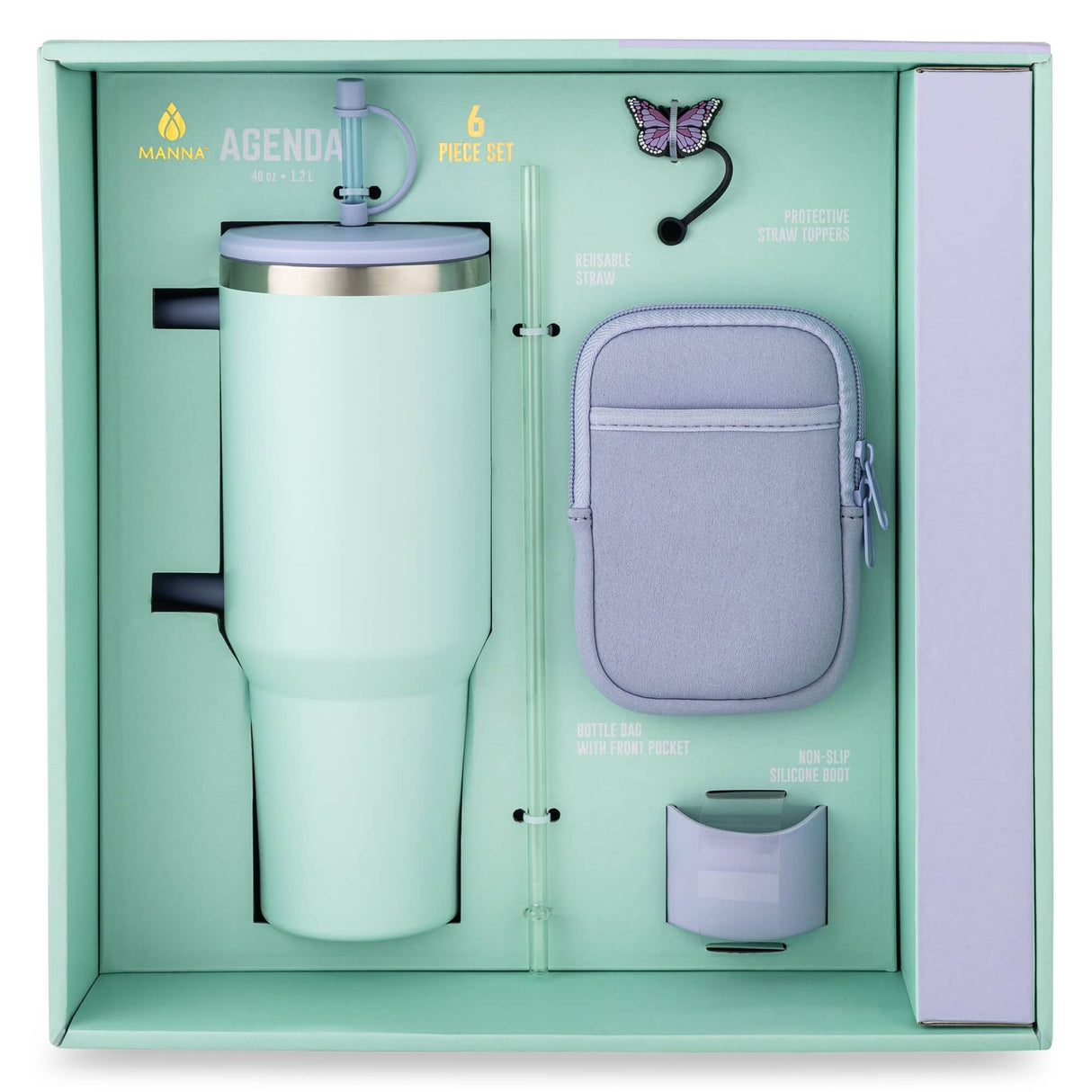 Agenda Tumbler - 6 Piece Set, 40 oz