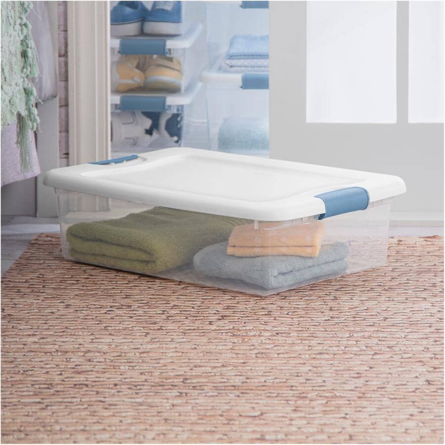 30L Latch Clear Storage Box