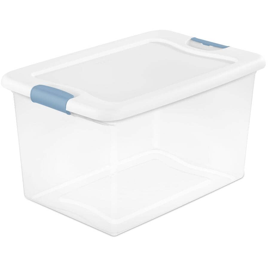 61L Latch Clear Storage Box