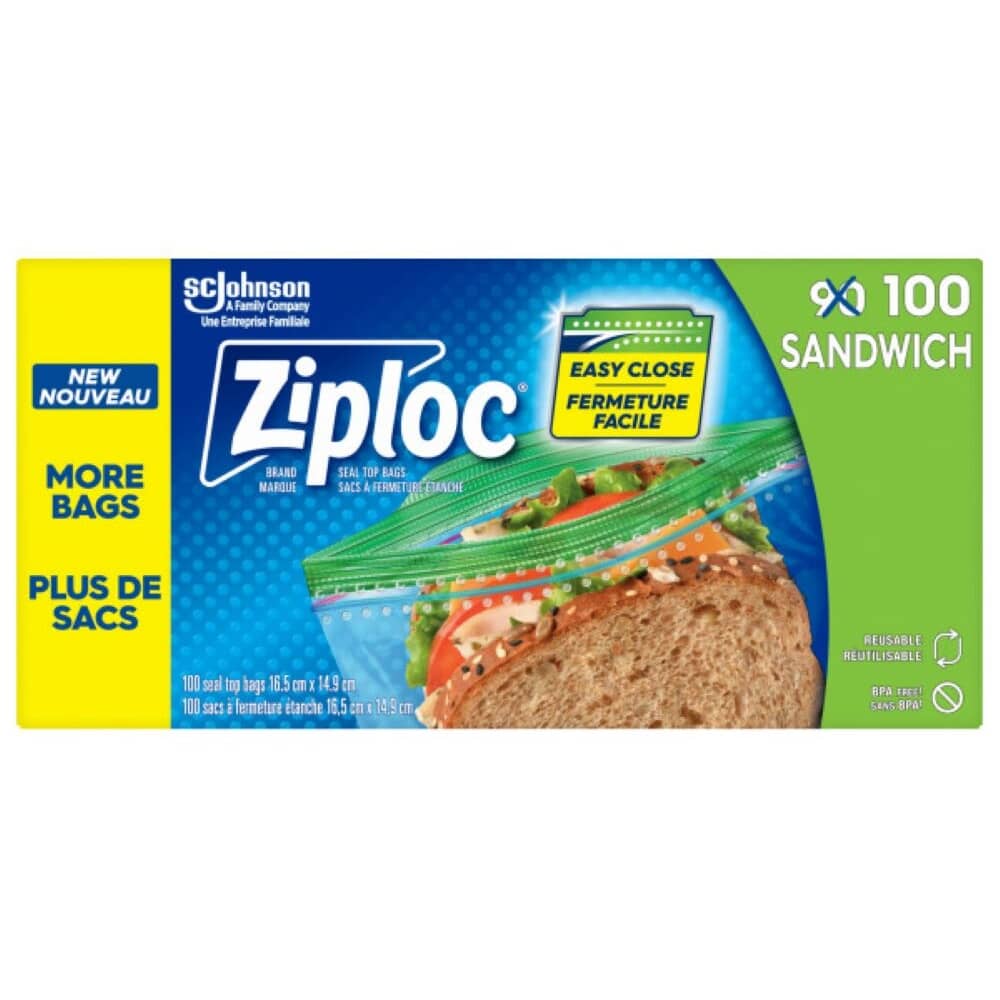 Sandwich Bags - 100 Pack