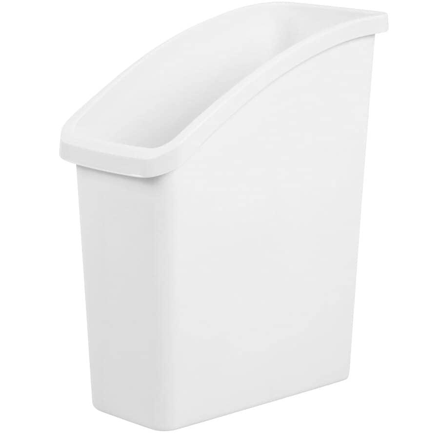 Under Sink Wastebasket - White, 30.3 L