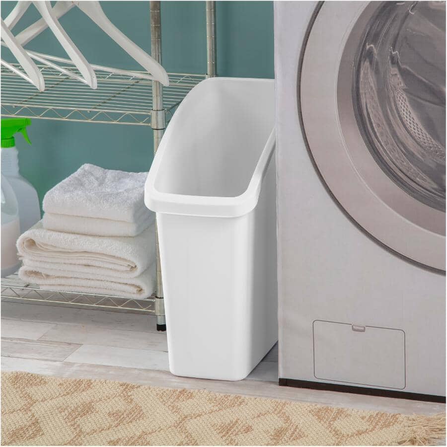 Under Sink Wastebasket - White, 30.3 L
