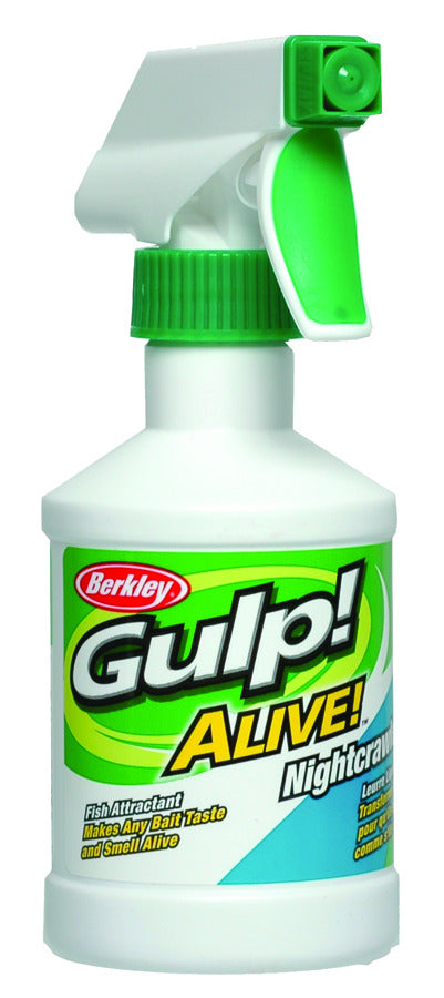 Berkley GSP8-NCR Gulp! Alive! Attractant Spray 8oz Nightcrawler